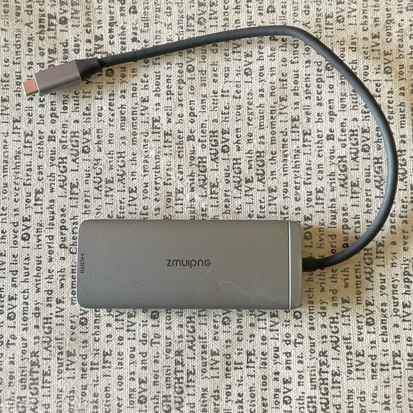 ZMUIPNG USB C Hub Adapter for MacBook Pro/Air, Dell XPS, IPad Pro, Samsung - Picture 2 of 12